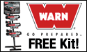 FREE Merchandising Kit When You buy 3 WARN Winches