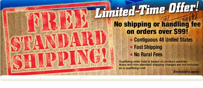 Free Standard Shipping!
