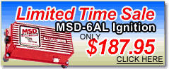 Limited Time Sale MSD-6AL Ignition Only $187.95