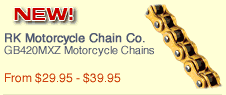 New! RK Chain GB420MXZ Motorcycle Chains