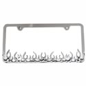 Flamed License Plate Frame
