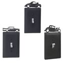 Black Powdercoat Hotrod Switch Plates and Outlet Covers