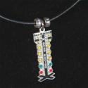 Leather Cord Charm Necklaces