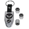 Logo Valve Stem Caps and Matching Key Fob