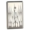 Acid-Etched Flame Switch Plates