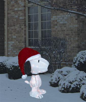 ghh christmas lawn ornament snoopy in santa hat 26 quot height ghh christmas lawn ornament snoopy in santa hat 26 quot height