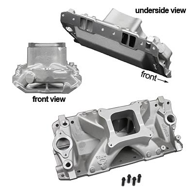 Weiand Team G Intake Manifold 7531 Chevy Sbc 283 327 350 Fits Stock 