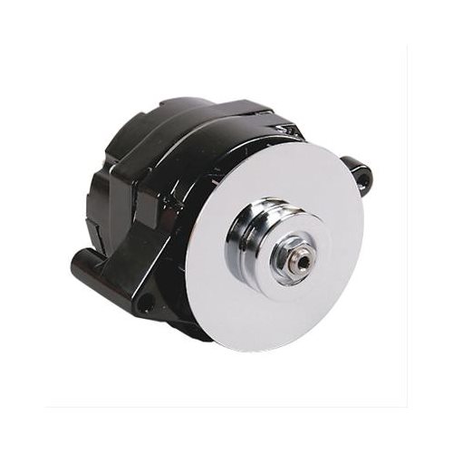 Summit Racing Alternator 100 Amps Black Powdercoated 12V Ford 2G Case