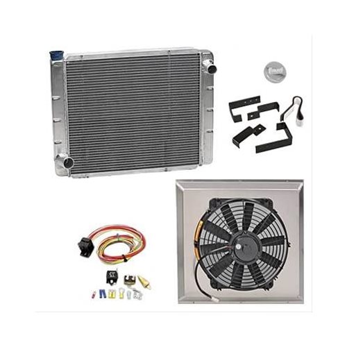 Radiator fan shroud combo number