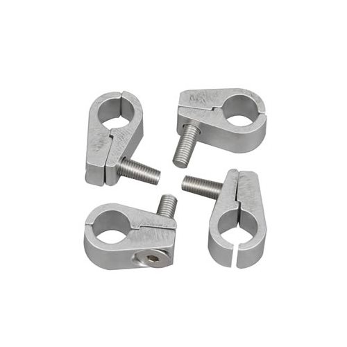 Billet Spec Hose Mounting Clamps Billet Aluminum One .500" Dia Hole Set