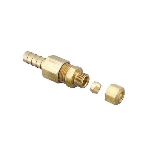 Derale Transmission Line Fittings Brass 3/8" Hose Barb 5/16