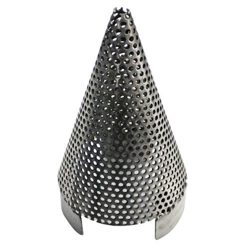 Dynatech Exhaust Vortex Insert Cone Stainless Steel 4.0" Dia 7.250