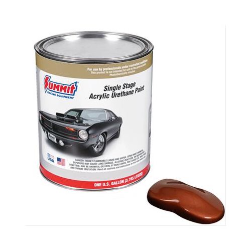 Summit Racing Paint Acrylic Urethane Gloss Burnt Copper Pearl 1 Gallon