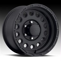 Allied Wheels 887-68080B - Raceline Rockcrusher Black Satin Wheels
