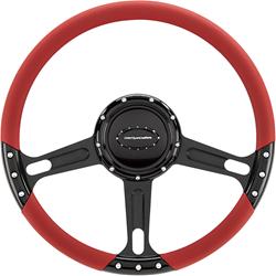 Billet Specialties BLK29244 - Billet Specialties Half-Wrap Steering Wheels