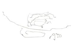 Classic Tube CT1188-SS - Classic Tube Pre-Bent Brake Line Kits