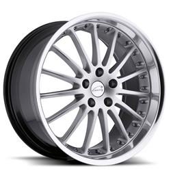 Coventry Wheels 1995COH205121S73 - Coventry Wheels Gloss Silver Hornet Wheels with Mirror Lip