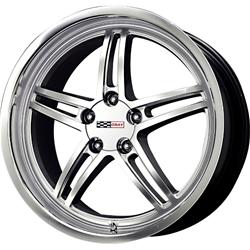 Cray Wheels 1905CRS655121C70 - Cray Wheels Scorpion Hyper Silver Wheels with Mirror Lip