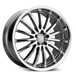 Mandrus Wheel 1885MAM255112C66 - Mandrus Millennium Chrome Wheels