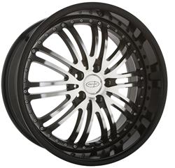 Privat - Konig Wheel BN88520205 - Privat Wheels Bremsen-S Black Wheels with Machined Spokes