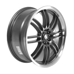 Summit Racing SUM-163-8818GN - Summit Racing® F16 Gunmetal Wheels