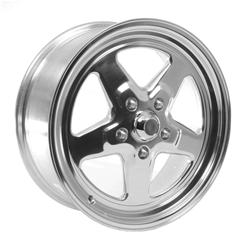 Summit Racing SUM-521-7762PS - Summit Racing® Fast-Five Polished Wheels