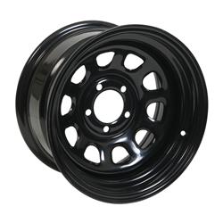 Summit Racing SUM-84-5865 - Summit Racing® 84 Black D Series Wheels