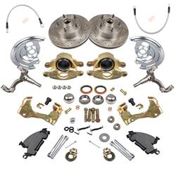 Summit Racing SUM-BK1202 - Summit Racing® Full Wheel Drum-to-Disc Brake Conversion Kits