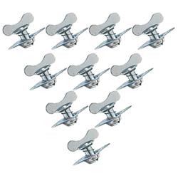 Summit Racing SUM-G1644 - Summit Racing® Self-Ejecting Butterfly Quick-Release Fasteners