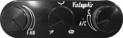 Vintage Air 491223-RUA - Vintage Air Streamline 3-Knob Control Panels