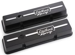 Edelbrock 41633 - Edelbrock Racing Die-Cast Aluminum Valve Covers