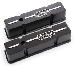 Edelbrock 41643 - Edelbrock Racing Die-Cast Aluminum Valve Covers