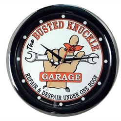Busted Knuckle Garage CPBK - Busted Knuckle Garage Wall Clocks