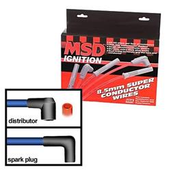 MSD Ignition 31659 - MSD 8.5mm Super Conductor Spark Plug Wire Sets