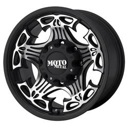 Moto Metal 90979050312NA - Moto Metal Series MO909 Skull Black Machined Wheels