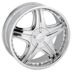 Sendel Wheel S06-77002C - Sendel S06 Chrome Wheels
