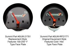 Summit Racing™ Direct-Fit Restoration Instrument Gauges SUM-RP21781