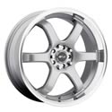 MSR Wheels 0653-9738 - MSR Style 080 Super Finish Silver Wheels