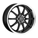 MSR Wheels 0922-8749 - MSR Style 092 Black Wheels