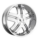 Voodoo Wheels 4086-2866 - VooDoo 408 Series Chrome Wheels