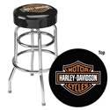 Genuine Hotrod Hardware HDL-12116 - Genuine Hotrod Hardware® Harley-Davidson® Bar Stools