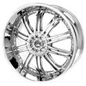 TIS Wheels TIS0722938 - Twenty Inches Strong TIS 07 Chrome Wheels