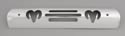 ALL Sales Manufacturing 43000P - All Sales Manufacturing Billet Third Brake Light Covers