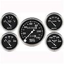 Auto Meter 1708 - Auto Meter Old Tyme Black Series Analog Gauge Kits