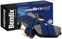 Bendix Brakes MKD154 - Bendix Brakes Semimetallic Brake Pads
