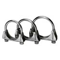 Borla 18300 - Borla Stainless Steel Saddle Clamps