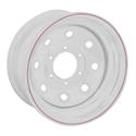 Bart Wheels 4121408 - Bart Wheels Super Trucker White Wheels