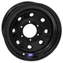 Bart Wheels 413-5408 - Bart Wheels Super Trucker Black Wheels