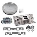 Click here for more information about Summit Racing® Induction Kit Pro Packs for 350 HP GM Crate Engines