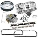 Summit Racing 03-0159 - Summit Racing® Intake Manifold, Carburetor, and Air Cleaner Pro Packs